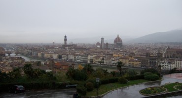 Traffic in Rain - Florence, Italy