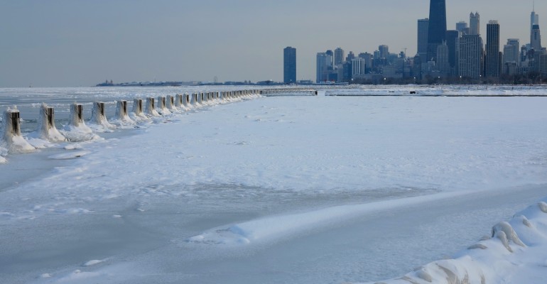 Lake Michigan Ice – Chicago, USA