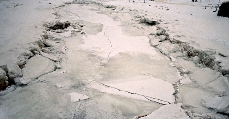 Ice Cracking – Magadan, Russia