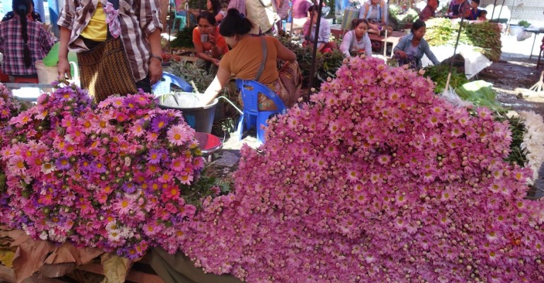 Flower Market – Mandalay, Myanmar