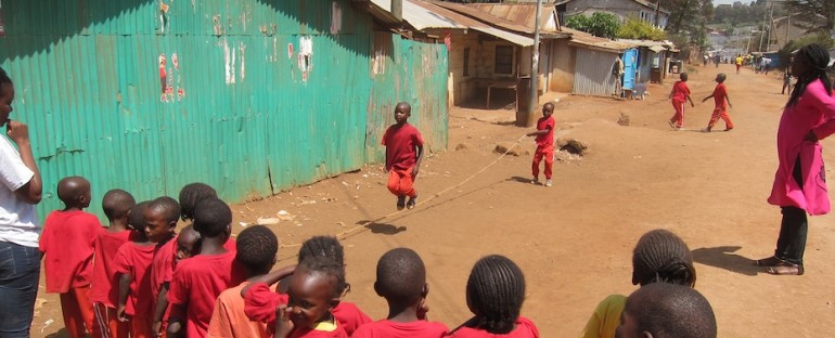 Kids Playing Jump Rope – Nairobi, Kenya