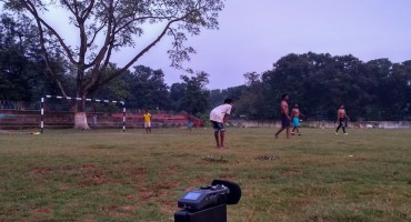 Playground at Dusk – Bhubaneswar, India