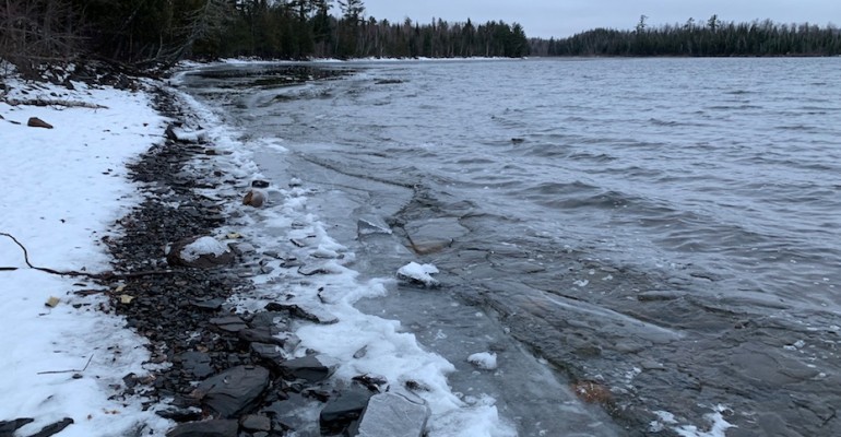 Gunflint Lake Ice – Minnesota, USA